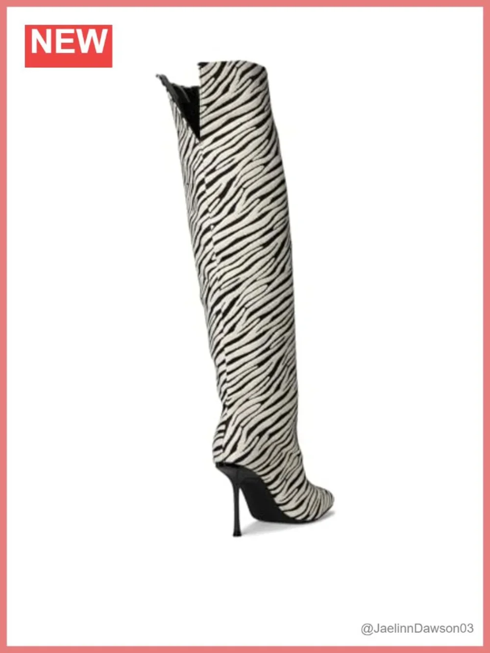 Over-the-Knee Canvas Stiletto Heel Boots Pull-On High-Top Fall
